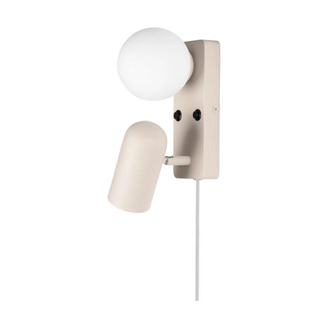 Globen Lighting - Doppio Seinävalaisin Beige