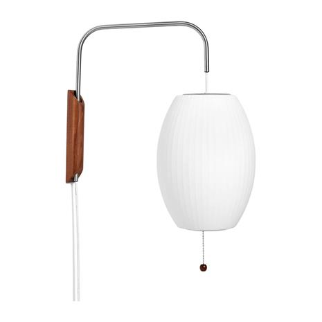 Nelson Cigar Sconce Bubble Small Seinävalaisin - Herman Miller