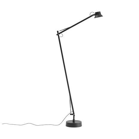 Muuto Dedicate lattiavalaisin Musta, 112 cm – kuva 1/5