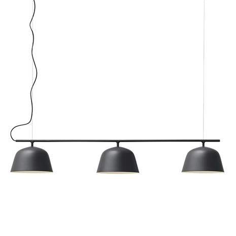 Muuto Ambit Rail -kattolamppu musta