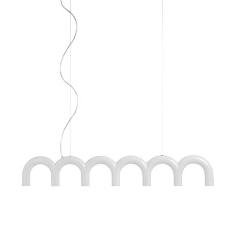 Oblure Arch valaisin 125,6 cm Valkoinen – kuva 3/5