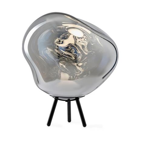 Tom Dixon - Melt Portable Lattiavalaisin/Riippuvalaisin Silver Black