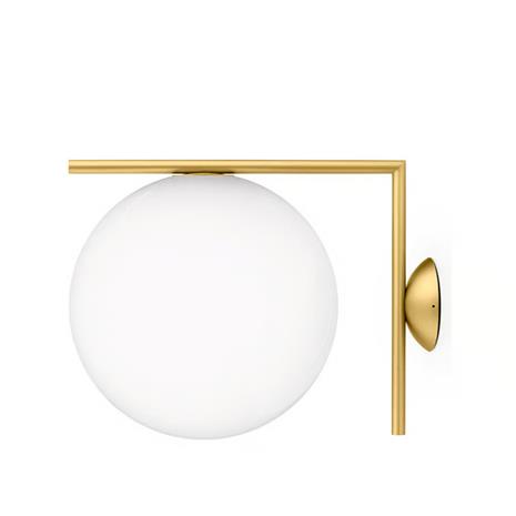 Flos IC Lights C/W2 Katto/Seinävalaisin, Messinki