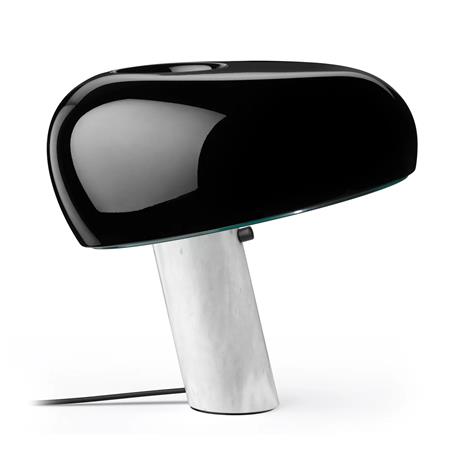 Flos Snoopy Pöytävalaisin Musta/Marmori