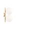 Flos IC Lights C / W1 Ceiling / Wall Lamp Double, Brass – kuva 6