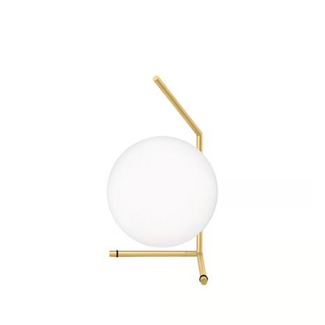 Flos IC Lights T1 Pöytävalaisin Matala, Messinki