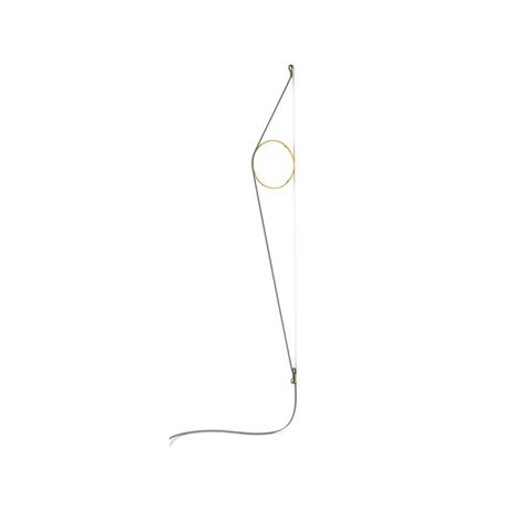 Flos - Wirering Seinävalaisin Harmaa/Kulta – kuva 4/5