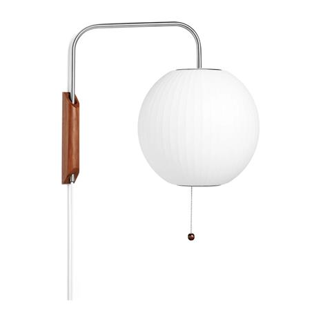 Nelson Ball Sconce Bubble Small Seinävalaisin - Herman Miller