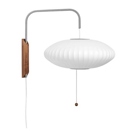 Nelson Saucer Sconce Bubble Small Seinävalaisin - Herman Miller