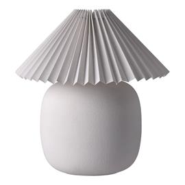Scandi Living Boulder pöytävalaisin 29 cm white-pleated white