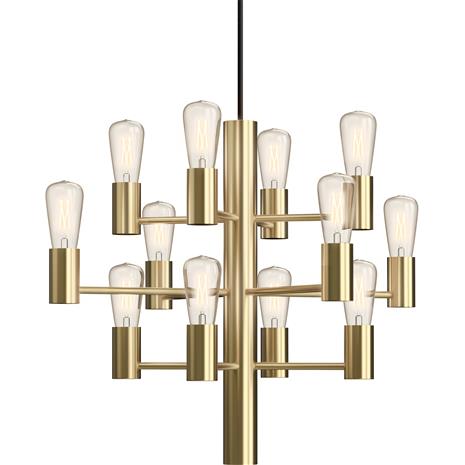 Herstal - Manola Mini 12 Kattokruunu Satin Messinki