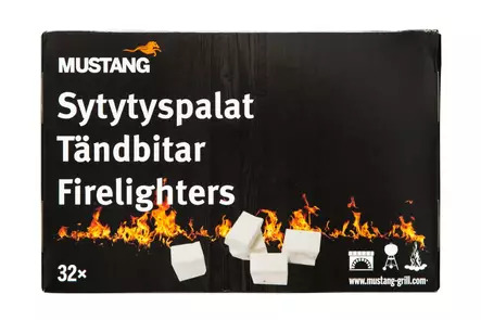 Sytytyspala 32 kpl Mustang valkoinen