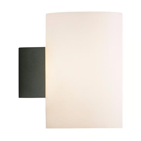 Herstal - Evoke Seinävalaisin IP44 Large Anthracite/Opaali