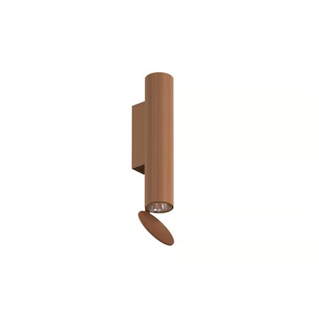 Flos Flauta H225 Riga Wall Light, Copper