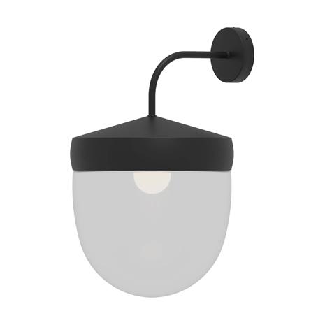 Noon Pan seinävalaisin kirkas 30 cm Musta – kuva 3/4