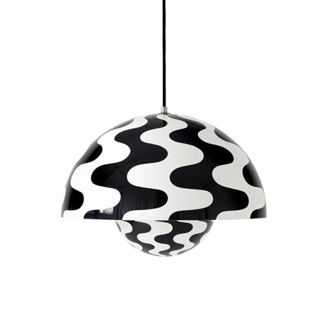 &Tradition Flowerpot hissivalaisin, VP7 Black-white pattern