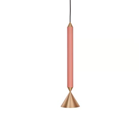 Pholc Apollo 39 -riippuvalaisin Coral pink, messinki