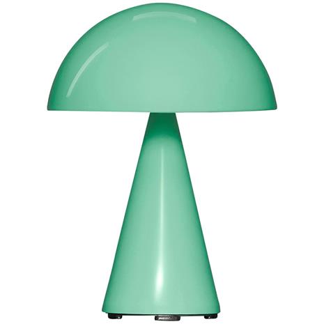 Hübsch - Mush LED Portable Pöytävalaisin Dim. Vihreä