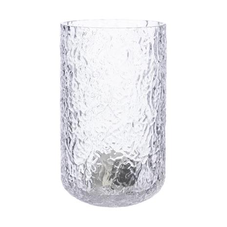Ljuslykta 15 cm, mönstrat glas