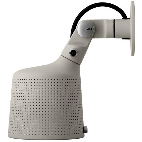 Vipp 524 Seinäspotti Warm Grey - Lukulamput Alumiini Lämpimänharmaa - 52401EU