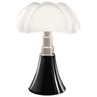 Martinelli Luce Pipistrello Medium Pöytävalaisin Glossy Black - Pöytävalaisimet Ruostumaton Teräs Musta - 620/MED/DIM/NE