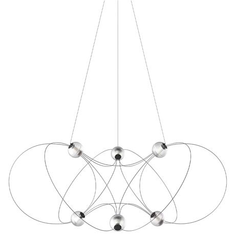 DCWéditions - Munari 6 Riippuvalaisin Musta