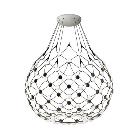 Luceplan Mesh Wireless -kattovalaisin Musta, large