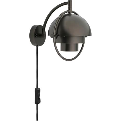 GUBI Multi-Lite seinälamppu Musta messinki