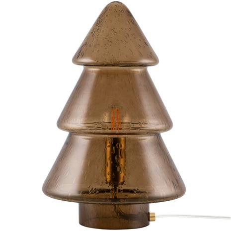 Globen Lighting Gran Pöytävalaisin 20 Cm - Jouluvalaistus Lasi Ruskea - 626206