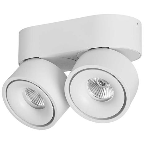 LOOM DESIGN Aim-LED-kattokohdevalo 2 lamppua valk.