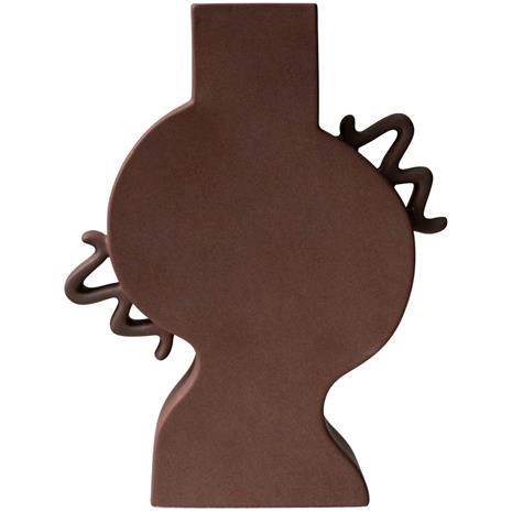 DBKD Litteä maljakko 33 cm Ruskea