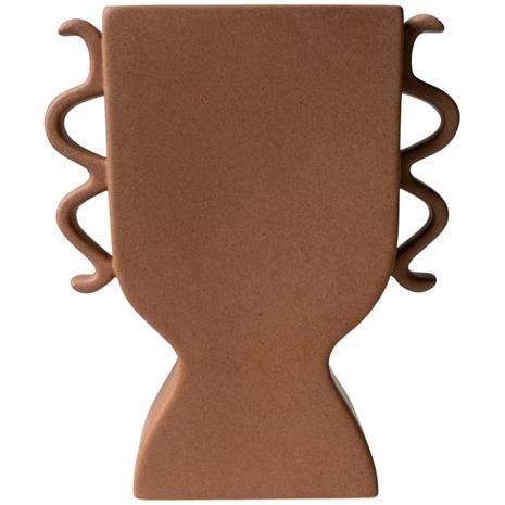 DBKD Litteä maljakko 25 cm Terrakotta – kuva 3/5