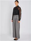Bruuns Bazaar Waterlilybbvala Pants Bottoms Trousers Wide Leg Grey Bruuns Bazaar