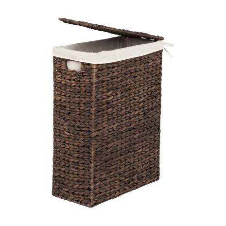 Dixie Water Hyacinth Fishbone Rectangular, pyykkikori