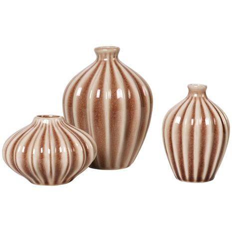 Amalie vas 3-pack, brun