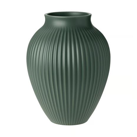 Knabstrup Keramik - Ripple Maljakko 27 cm Celadon Green