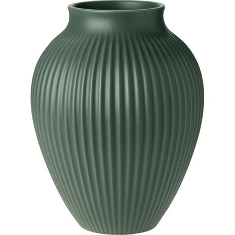 Knabstrup Keramik - Ripple Maljakko 27 cm Celadon Green
