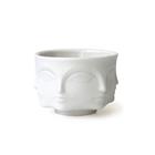 Jonathan Adler Muse Candle Holder Bowl Matt White Kynttiläjalka Mattavalkoinen - Maljakot Posliini Matta Valkoinen - 6849