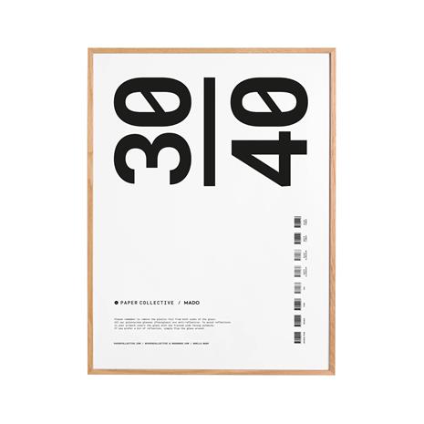 Paper Collective Kehys Solid Oak 30x40 cm