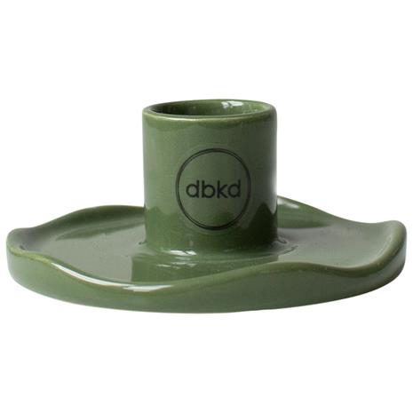 DBKD Wave kynttilänjalka Kiiltävän vihreä