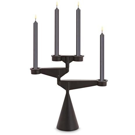 Tom Dixon Spin-kynttilälyhty mini Musta