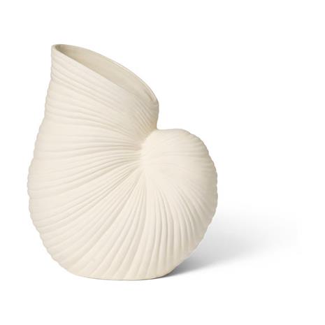 ferm LIVING Shell maljakko Off white