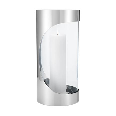 Georg Jensen Chrome Contours kynttilälyhty 33 cm