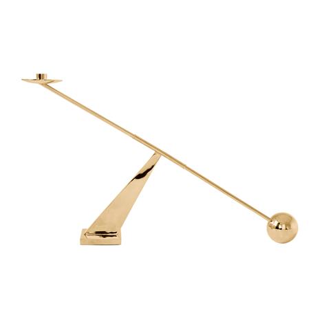 Menu Interconnect Candlestick, Brass