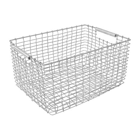 KORBO Rectangular 23 säilytyskori Galvanisoitu teräs