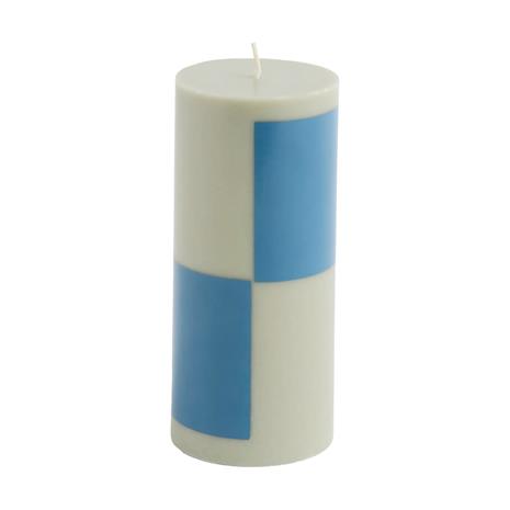 HAY Column Candle pöytäkynttilä small 15 cm Grey-blue