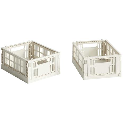 HAY - Set of 2 Colour Crate Mini - Off White
