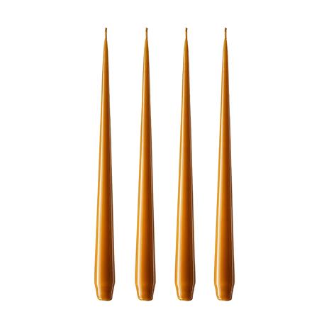 ester & erik Taper Candles Lacquer 32 cm 4-pack, Dark Saffron