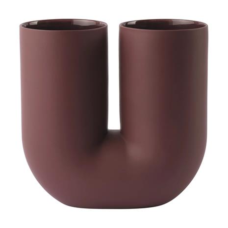 Muuto - Kink Vase H26,3 Deep Punainen