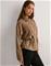 Nelly - Beige - Drawstring Brushed Collar Jacket – kuva 2